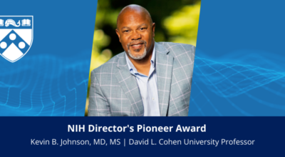 Kevin B. Johnson, MD, MS Receives the NIH Director’s Pioneer Award Image