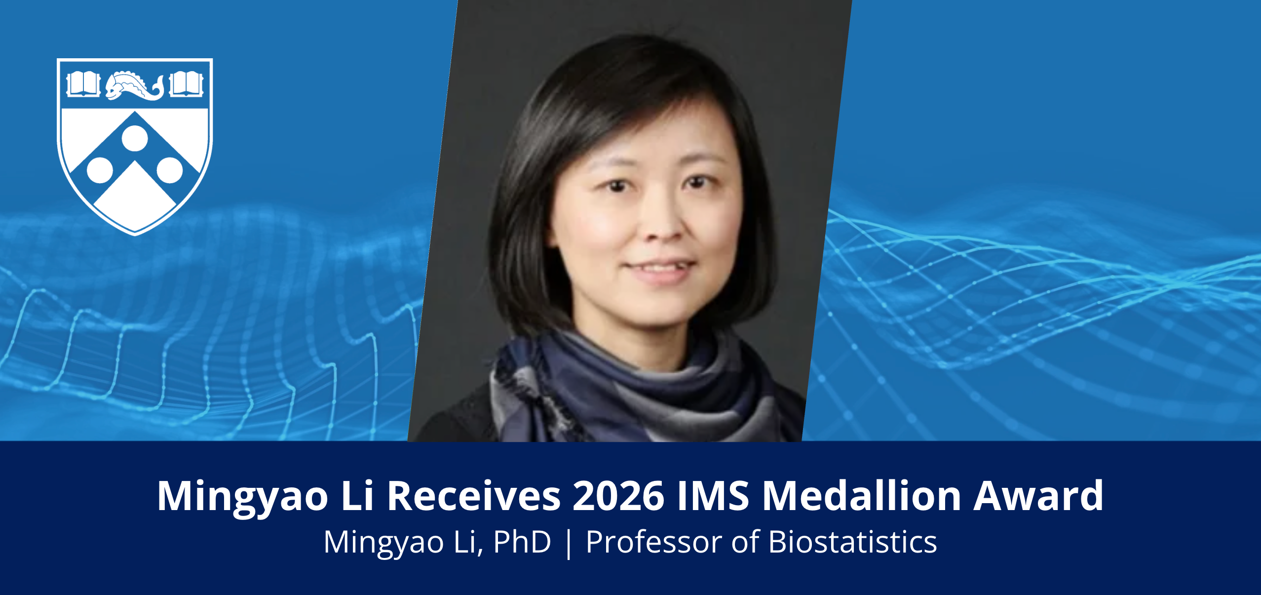 Mingyao Li Receives Prestigious IMS Medallion Award Image
