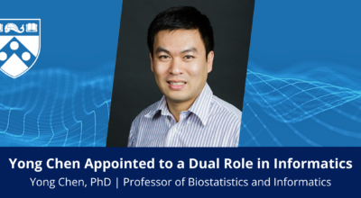 Dr. Yong Chen Receives Dual Primary Appointment in Informatics Image
